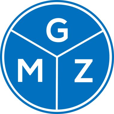 Beyaz arkaplanda GMZ harf logosu tasarımı. GMZ yaratıcı daire harfi logosu konsepti. GMZ harf tasarımı. Beyaz arkaplanda GMZ harfi logo tasarımı. GMZ yaratıcı daire harfi logosu konsepti. GMZ harf tasarımı. Beyaz arkaplanda GMZ harfi logo tasarımı. 