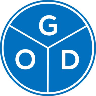 Beyaz arka planda Tanrı 'nın Harfi logosu tasarımı. Yaratıcı yuvarlak harf logosu kavramı. Tanrı 'nın Mektup Tasarımı. Beyaz arka planda Tanrı' nın Harfi logosu tasarımı. Yaratıcı yuvarlak harf logosu kavramı. Tanrı harfi tasarımı.