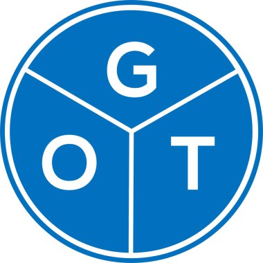 Beyaz arka planda mektup logosu tasarımı var. Yaratıcı yuvarlak harf logosu kavramı var. Mektup tasarımı.