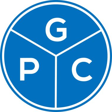Beyaz arka planda GPC harf logosu tasarımı. GPC yaratıcı daire harfi logosu konsepti. GPC harf tasarımı. Beyaz arkaplanda GPC harf logosu tasarımı. GPC yaratıcı daire harfi logosu konsepti. GPC harf tasarımı. Beyaz arkaplanda GPC harfi logo tasarımı. 