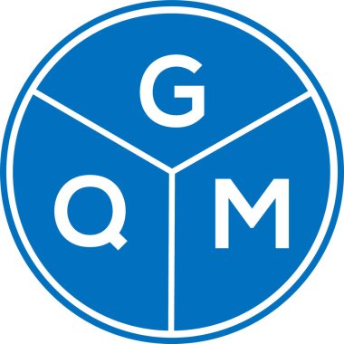 Beyaz arkaplanda GQM harf logosu tasarımı. GQM yaratıcı daire harfi logosu konsepti. GQM harf tasarımı. Beyaz arkaplanda GQM harf logosu tasarımı. GQM yaratıcı daire harfi logosu konsepti. GQM harf tasarımı.