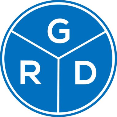 Beyaz arkaplanda GRD harf logosu tasarımı. GRD yaratıcı daire harfi logosu. GRD harf tasarımı. Beyaz arkaplanda GRD harf logosu tasarımı. GRD yaratıcı daire harfi logosu. GRD harf tasarımı.