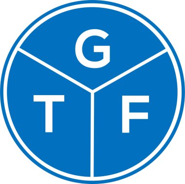 Beyaz arka planda GTF harf logosu tasarımı. GTF yaratıcı daire harfi logosu konsepti. GTF harf tasarımı. Beyaz arkaplanda GTF harf logosu tasarımı. GTF yaratıcı daire harfi logosu konsepti. GTF harf tasarımı.