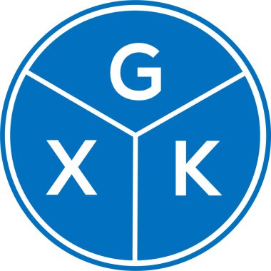 Beyaz arkaplanda GXK harf logosu tasarımı. GXK yaratıcı daire harfi logosu konsepti. GXK harf tasarımı. Beyaz arkaplanda GXK harf logosu tasarımı. GXK yaratıcı daire harfi logosu konsepti. GXK harf tasarımı.