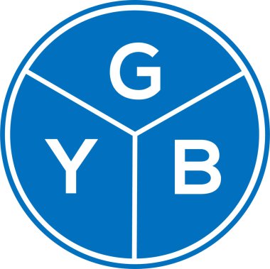 Beyaz arka planda GYB harf logosu tasarımı. GUB yaratıcı daire harfi logosu konsepti. GYB harf dizaynı. Beyaz arka planda GYB harf logosu tasarımı. GUB yaratıcı daire harfi logosu konsepti. GYB harf tasarımı.