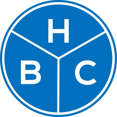 Beyaz arka planda HBC harf logosu tasarımı. HBC yaratıcı daire harfi logosu. HBC harf dizaynı. Beyaz arkaplanda HBC harf logosu tasarımı. HBC yaratıcı daire harfi logosu. HBC harf tasarımı.