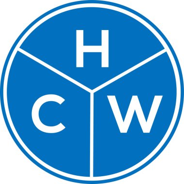 Beyaz arka planda HCW harf logosu tasarımı. HCW yaratıcı daire harfi logosu konsepti. HCW harf dizaynı. Beyaz arkaplanda HCW harf logosu tasarımı. HCW yaratıcı daire harfi logosu konsepti. HCW harf tasarımı.