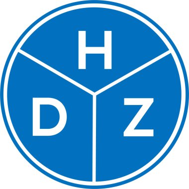 Beyaz arkaplanda HDZ harf logosu tasarımı. HDZ yaratıcı daire harfi logosu konsepti. HDZ harf dizaynı. Beyaz arkaplanda HDZ harfi logo tasarımı. HDZ yaratıcı daire harfi logosu konsepti. HDZ harf tasarımı.