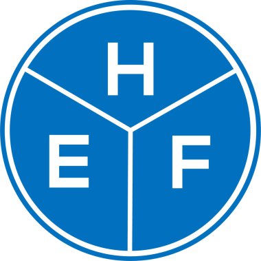 Beyaz arkaplanda HEF harf logosu tasarımı. HEF yaratıcı daire harf logosu konsepti. HEF harf dizaynı. Beyaz arkaplanda HEF harf logosu tasarımı. HEF yaratıcı daire harf logosu konsepti. HEF harf tasarımı.