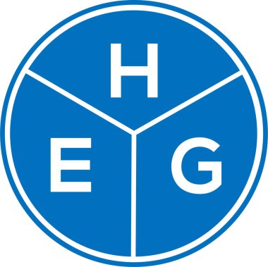 Beyaz arkaplanda HEG harf logosu tasarımı. HEG yaratıcı daire harfi logosu. HEG harf tasarımı. HEG harfi logo tasarımı beyaz arkaplanda. HEG yaratıcı daire harfi logosu. HEG harf tasarımı.
