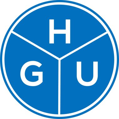 Beyaz arka planda HGU harf logosu tasarımı. HGU yaratıcı daire harfi logosu konsepti. HGU harf tasarımı. Beyaz arka planda HGU harf logosu tasarımı. HGU yaratıcı daire harfi logosu konsepti. HGU harf tasarımı.