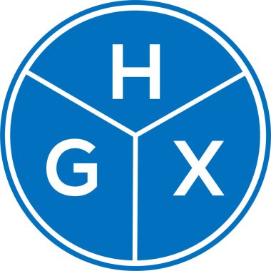 Beyaz arkaplanda HGX harf logosu tasarımı. HGX yaratıcı daire harfi logosu konsepti. HGX harf dizaynı. Beyaz arkaplanda HGX harf logosu tasarımı. HGX yaratıcı daire harfi logosu konsepti. HGX harf tasarımı.