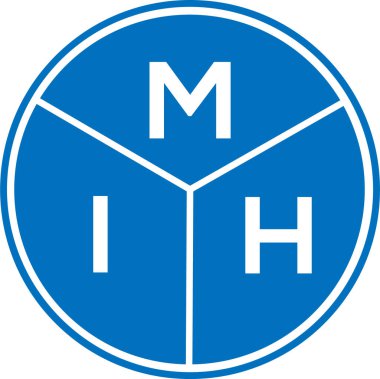 Beyaz arka planda MIH harf logosu tasarımı. MIH yaratıcı harflerin baş harfleri logo kavramı. MIH harf tasarımı. Beyaz arkaplanda MIH harf logosu tasarımı. MIH yaratıcı harflerin baş harfleri logo kavramı. MIH harf dizaynı. MIH harf logosu dizaynı beyaz sırt grou üzerine