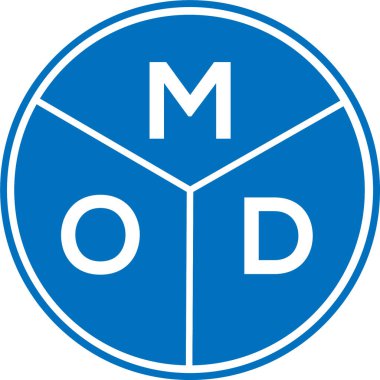 Savunma Bakanlığı 'nın beyaz arka planda logo tasarımı. Savunma Bakanlığı 'nın yaratıcı harfler logosu konsepti. Savunma Bakanlığı harf tasarımı.