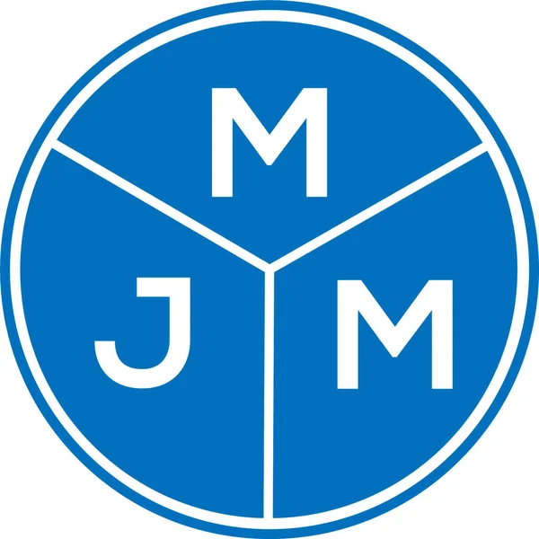 Форма Логотипу Mjm Білому Тлі Творчі Ініціали Mjm Мають Поняття — стоковий вектор