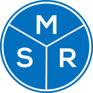 Beyaz arka planda ekstazi harfi logosu tasarımı. ADH yaratıcı harflerin baş harfleri logo konsepti. MSR harf tasarımı.