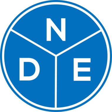 Beyaz arkaplanda ÖYD harf logosu tasarımı. ÖYD yaratıcı harflerin baş harfleri logo kavramı. NDE harf tasarımı.