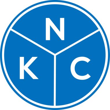 Beyaz arkaplanda LZBNKC harf logosu tasarımı. NKC yaratıcı harflerin baş harfleri logo kavramı. NKC harf tasarımı.
