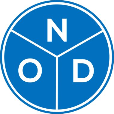 Beyaz arka planda NOD harfi logo tasarımı. NOD yaratıcı harflerin baş harfleri logo kavramı. NOD harf dizaynı. Beyaz arkaplanda NOD harfi logosu tasarımı. NOD yaratıcı harflerin baş harfleri logo kavramı. NOD harf tasarımı.