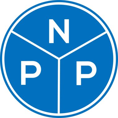 Beyaz arka planda NPQ harfi logo tasarımı. NPQ yaratıcı harflerin baş harfleri logo kavramı. NPQ harf tasarımı.