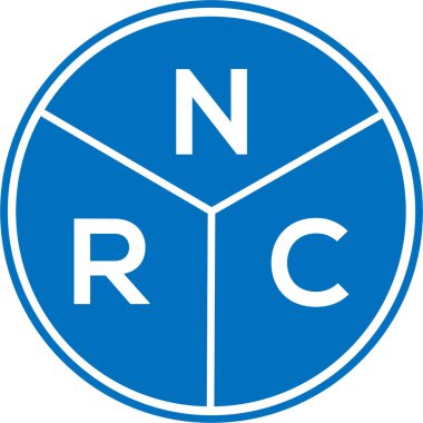 Beyaz arka planda NRC harf logosu tasarımı. NRC yaratıcı harflerin baş harfleri logo kavramı. NRC harf dizaynı. Beyaz arkaplanda NRC harf logosu tasarımı. NRC yaratıcı harflerin baş harfleri logo kavramı. NRC harf tasarımı.