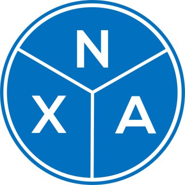 Beyaz arka planda NXA harf logosu tasarımı. NXA yaratıcı harf logosu konsepti. NXA harf dizaynı. Beyaz arka planda NXA harf logosu tasarımı. NXA yaratıcı harf logosu konsepti. NXA harf tasarımı.