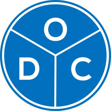 Beyaz arka planda YMB harf logosu tasarımı. YÖK yaratıcı harflerin baş harfleri logo kavramı. ODC harf tasarımı.