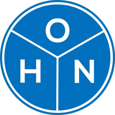 Beyaz arka planda YHN harf logosu tasarımı. YHN yaratıcı harflerin baş harfleri logo kavramı. YAHN harf tasarımı.