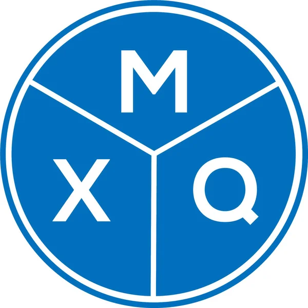Beyaz arka planda MXQ harfi logo tasarımı. MXQ yaratıcı harflerin baş harfleri logo kavramı. MXQ harf tasarımı.