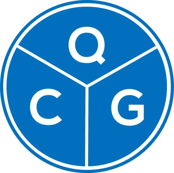 Дизайн Логотипа Ocg Белом Фоне Концепция Логотипа Буквенными Инициалами Ocg — стоковый вектор