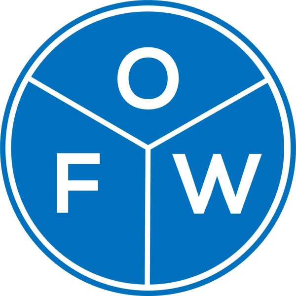 Beyaz arka planda OFW harf logosu tasarımı. OFW yaratıcı harflerin baş harfleri logo kavramı. OFW harf dizaynı. Beyaz arka planda OFW harf logosu tasarımı. OFW yaratıcı harflerin baş harfleri logo kavramı. OFW harf tasarımı.