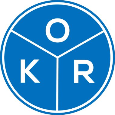 Beyaz arka planda OKR harfi logo tasarımı. OKR yaratıcı harflerin baş harfleri logo kavramı. OKR harf dizaynı. Beyaz arkaplanda OKR harfi logo tasarımı. OKR yaratıcı harflerin baş harfleri logo kavramı. OKR harf tasarımı.