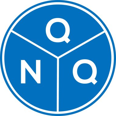 Beyaz arkaplanda QNQ harfi logo tasarımı. QNQ yaratıcı harflerin baş harfleri logo kavramı. QNQ harf tasarımı.