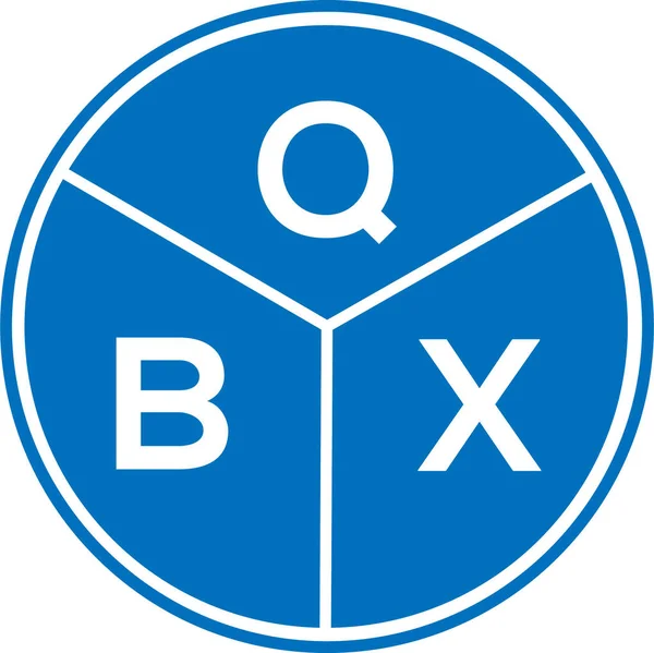 Beyaz arkaplanda QBX harfli logo tasarımı. QBX yaratıcı harflerin baş harfleri logo kavramı. QBX harf tasarımı.