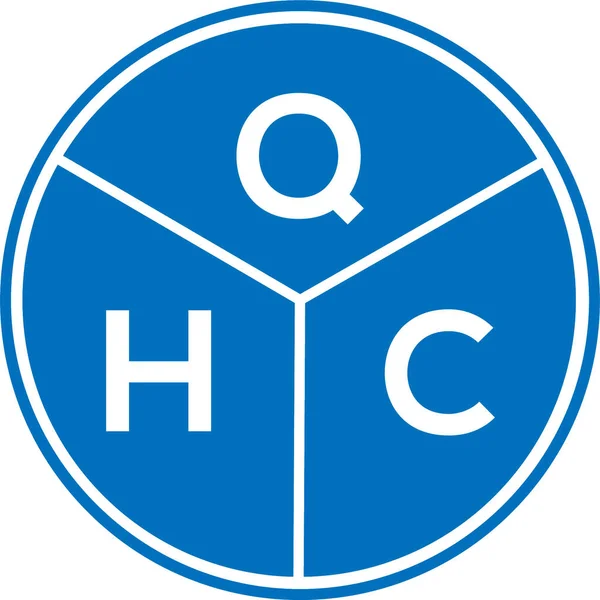 Qhc Betű Logó Design Fehér Háttérrel Qhc Kreatív Monogram Betű — Stock Vector