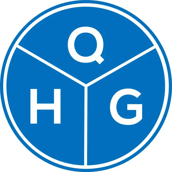 Qhg Betűlogó Design Fehér Háttérrel Qhg Kreatív Kezdőbetűk Levél Logó — Stock Vector