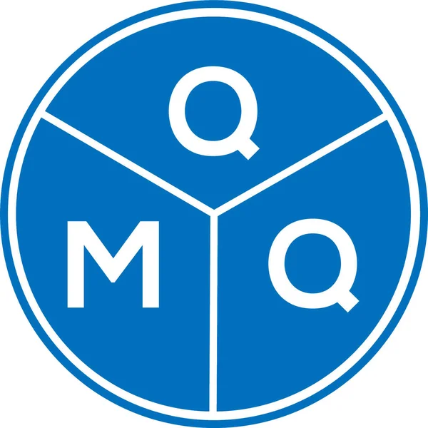 Beyaz arkaplanda QMQ harfi logo tasarımı. QMQ yaratıcı harflerin baş harfleri logo kavramı. QMQ harf tasarımı.
