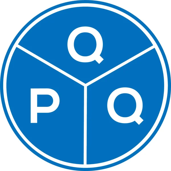 Beyaz arkaplanda QPQ harfi logo tasarımı. QPQ yaratıcı harflerin baş harfleri logo kavramı. QPQ harf tasarımı.