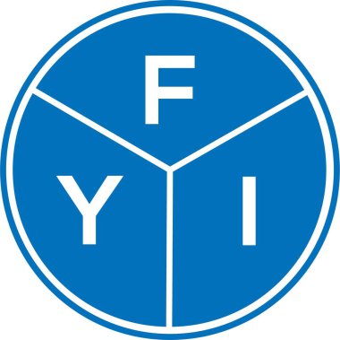 Bilgin olsun, beyaz arkaplanda logo tasarımı var. Bilgin olsun, yaratıcı harflerin baş harfleri logo konsepti. FYI harf tasarımı.