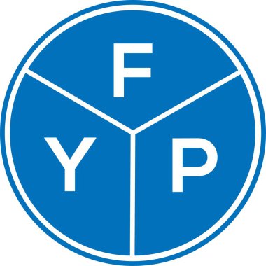 Beyaz arka planda FYY harf logosu tasarımı. FYY yaratıcı harflerin baş harfleri logo kavramı. FYY harf tasarımı.