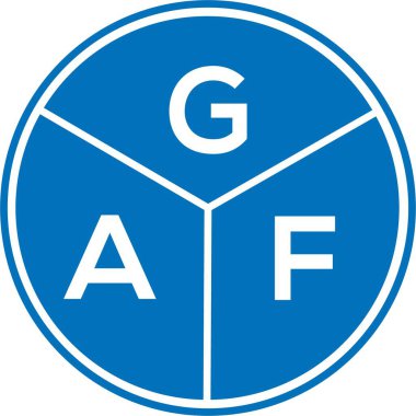 Beyaz arka planda GAF harf logosu tasarımı. GAF yaratıcı harf logosu konsepti. GAF harf dizaynı. Beyaz arkaplanda GAF harf logosu tasarımı. GAF yaratıcı harf logosu konsepti. GAF harf tasarımı.