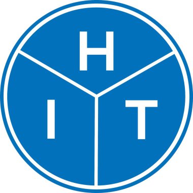 Beyaz arka planda hit harf logo tasarımı. Yaratıcı harflerin baş harfleri logo konseptine bas. Vuruş harfi tasarımı.