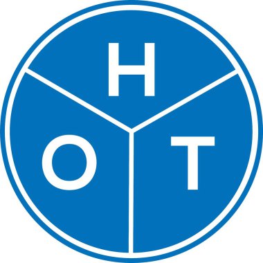 Beyaz arka planda sıcak harf logosu tasarımı. Ateşli yaratıcı harfler logosu konsepti. Sıcak harf tasarımı.