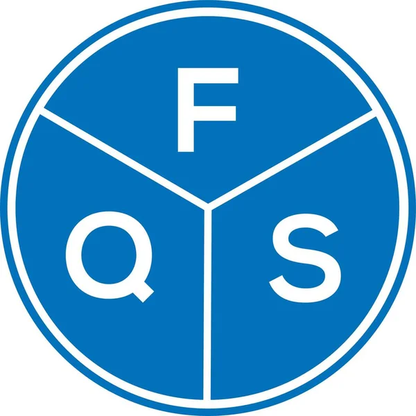 Fqr Letter Logo Ontwerp Witte Achtergrond Fqr Creatieve Initialen Letter — Stockvector