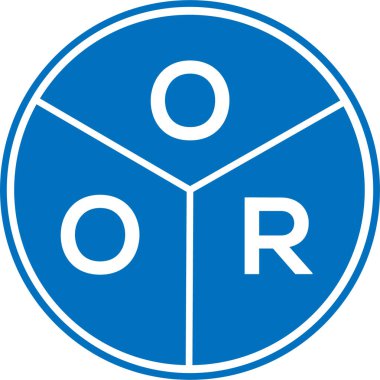 Beyaz arka planda OOR harfi logo tasarımı. Yaratıcı yuvarlak harf logosu kavramı. OOR harf dizaynı. Beyaz arkaplanda OOR harf logosu tasarımı. Yaratıcı yuvarlak harf logosu kavramı. OOR harf tasarımı.