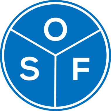 Beyaz arka planda OSF harf logosu tasarımı. OSF yaratıcı daire harfi logosu konsepti. OSF harf dizaynı. Beyaz arkaplanda OSF harf logosu tasarımı. OSF yaratıcı daire harfi logosu konsepti. OSF harf tasarımı.