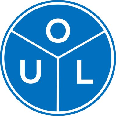 Beyaz arkaplanda OUL harf logosu tasarımı. Yaratıcı yuvarlak harf logosu kavramı. OUL harf tasarımı. Beyaz arkaplanda OUL harf logosu tasarımı. Yaratıcı yuvarlak harf logosu kavramı. OUL harf tasarımı. Beyaz arkaplanda OUL harf logosu tasarımı