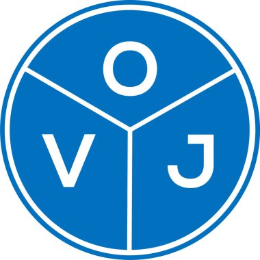 Beyaz arka planda OVJ harf logosu tasarımı. OVJ yaratıcı daire harfi logosu konsepti. OVJ harf dizaynı. Beyaz arkaplanda OVJ harf logosu tasarımı. OVJ yaratıcı daire harfi logosu konsepti. OVJ harf tasarımı.