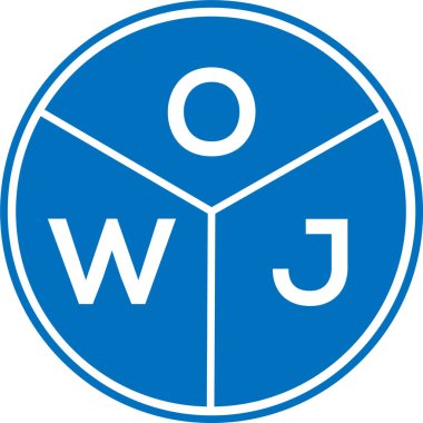 Beyaz arka planda OWJ harf logosu tasarımı. OWJ yaratıcı daire harfi logosu konsepti. OWJ harf dizaynı. Beyaz arka planda OWJ harf logosu tasarımı. OWJ yaratıcı daire harfi logosu konsepti. OWJ harf tasarımı.