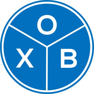 Beyaz arka planda OXB harfi logo tasarımı. OXB yaratıcı daire harfi logosu konsepti. OXB harf dizaynı. Beyaz arkaplanda OXB harfi logo tasarımı. OXB yaratıcı daire harfi logosu konsepti. OXB harf tasarımı.